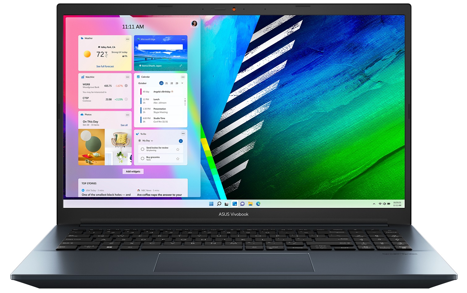 Asus VivoBook Pro 15 OLED M3500QC-L1262TS Laptop (AMD Octa Core Ryzen 7/16 GB/1 TB SSD/Windows 10/4 GB)